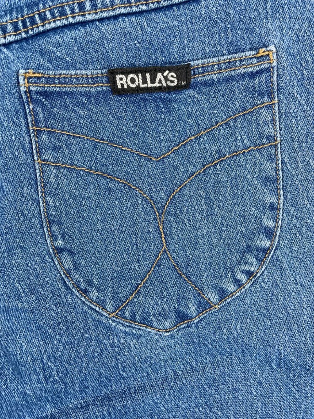 Rolla's Sailor High Rise Wide Leg Jeans NWT Medium Wash Denim 28 - Picture 10 of 14